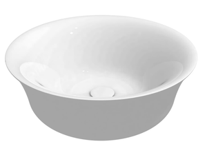 FLUT - Countertop round ceramic washbasin _ GSG Ceramic Design